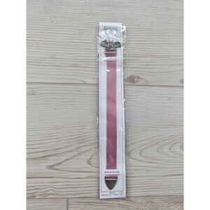 Seagull Pewter Owl Pink Ribbon Bookmark VTG